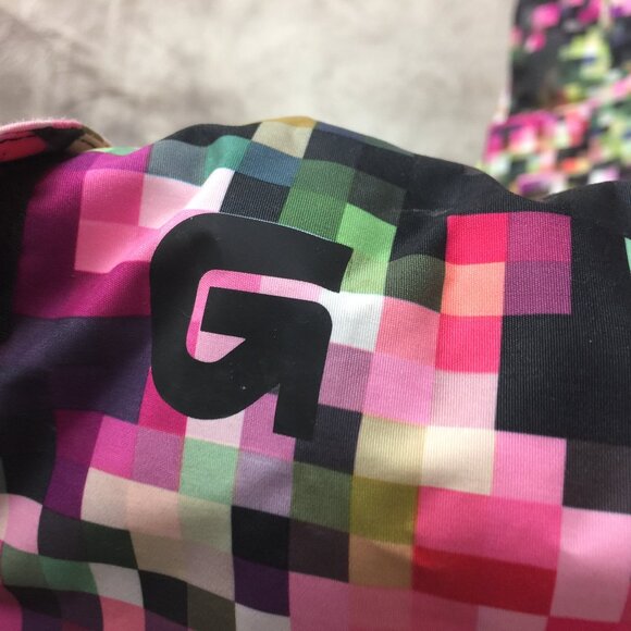 Burton Jacket Womens S Pink Dryride Pixel Geometric Snowboard Ski Parka Coat Zip - Picture 8 of 15